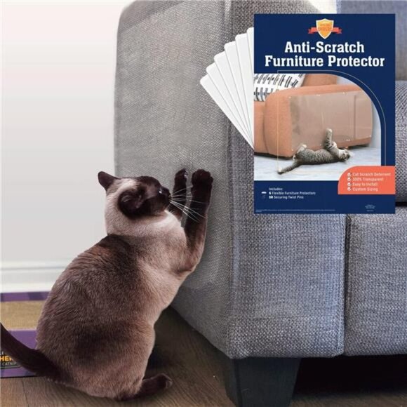 Amazing Shields Sofa Protectors from Pets - 6-Pack of 17-Inch x 12-Inch Cat - Picture 1 of 7